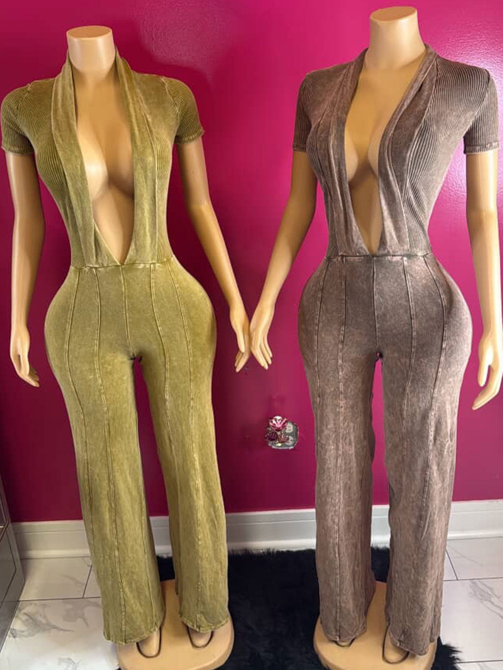 Short Sleeve Jumpsuit