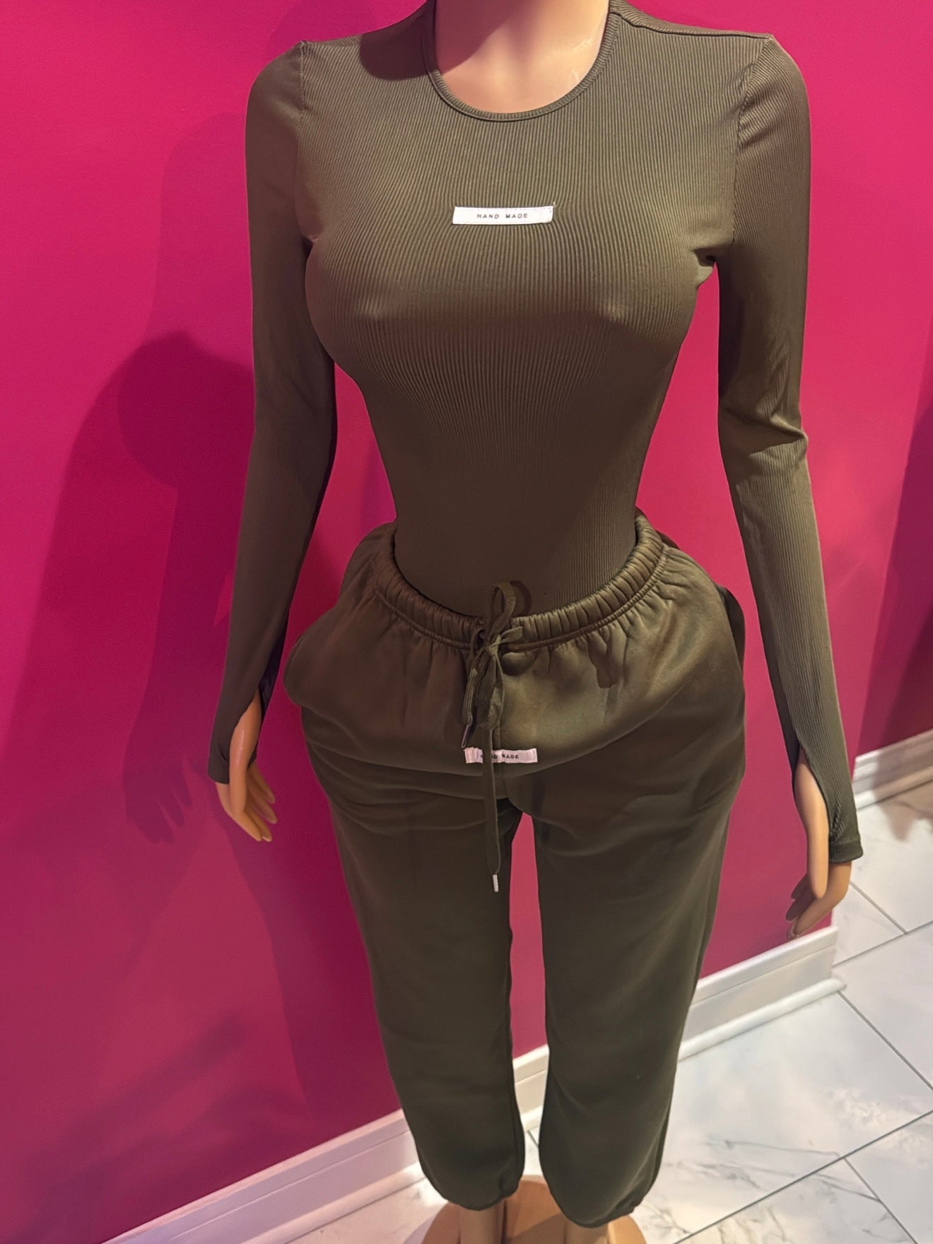 Long Sleeve Bodysuit & Jogger Set