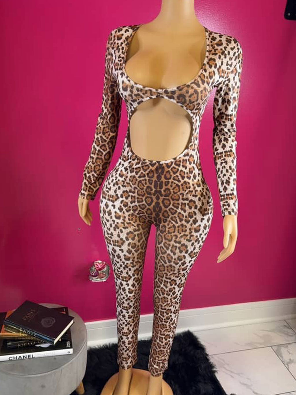 Cheetah Print Jumpsuit