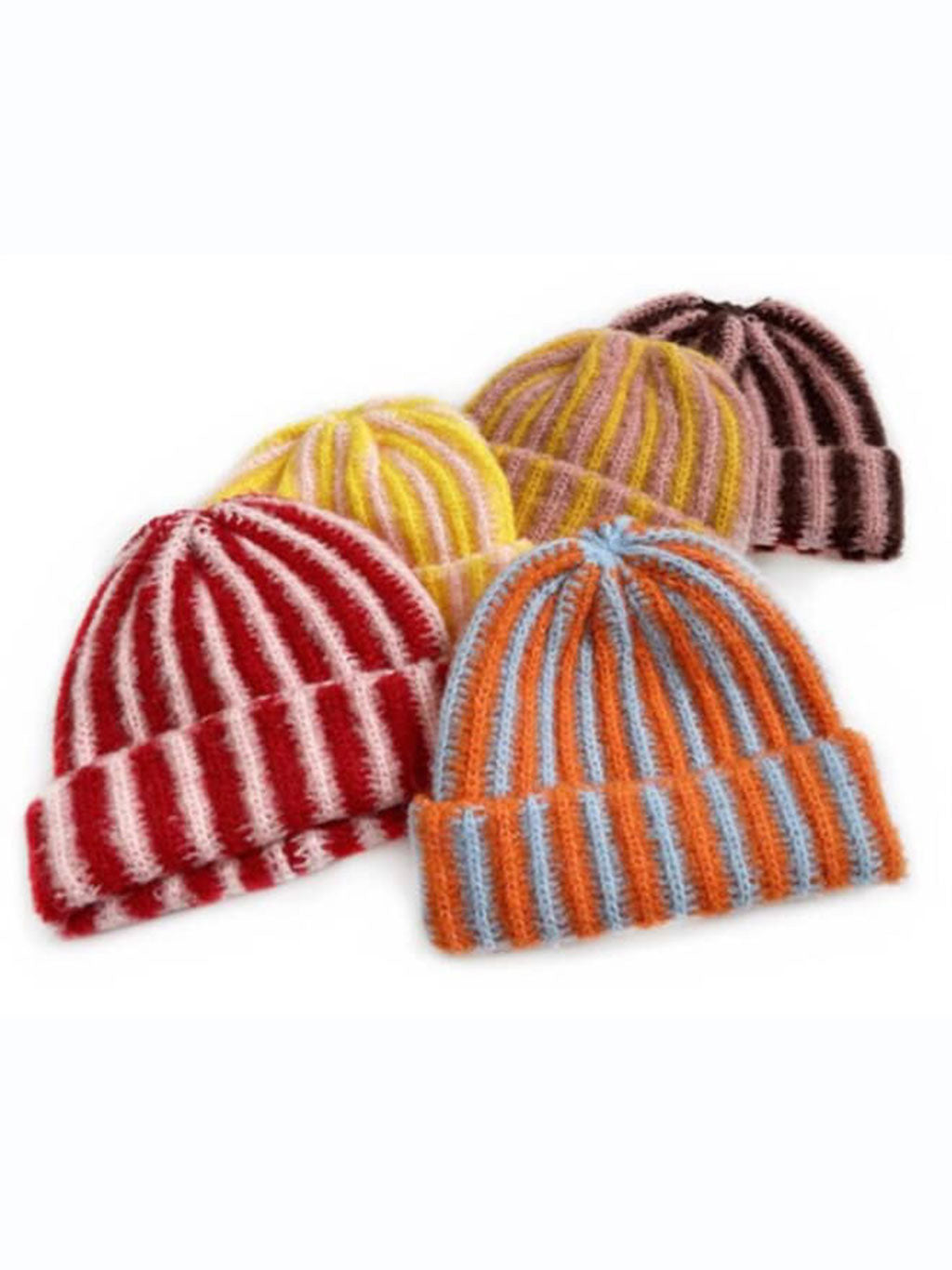 Color Striped Beanie