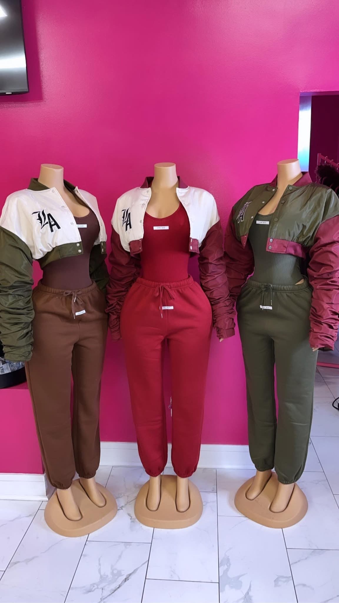 Cropped Bomber Jacket