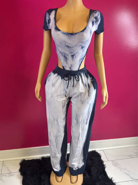 Dye Bodysuit & Pants Set