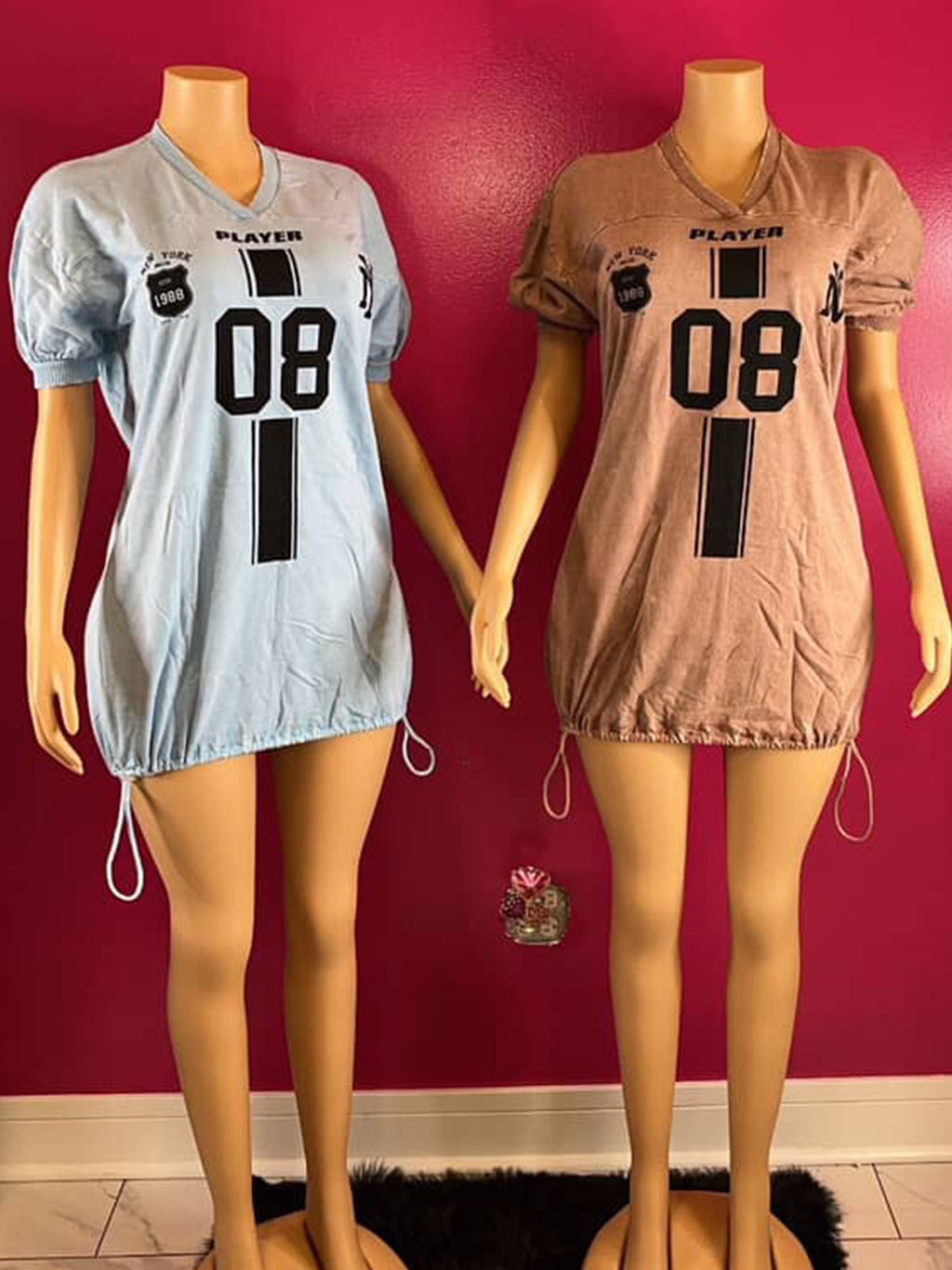 Jersey Style Graphic Dress